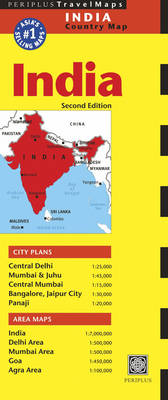 India Travel Map Second Edition - Periplus Editors