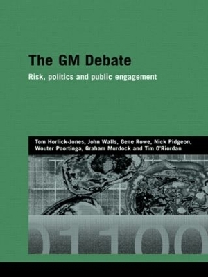 The GM Debate - Tom Horlick-Jones, John Walls, Gene Rowe, Nick Pidgeon, Wouter Poortinga