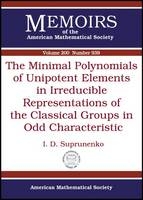 The Minimal Polynomials of Unipotent Elements in Irreducible Representations of the Classical Groups in Odd Characteristic