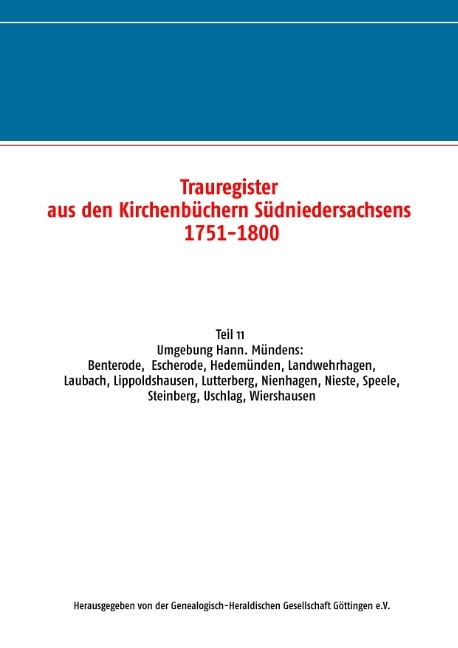 Trauregister aus den Kirchenbüchern Südniedersachsens 1751-1800 - 