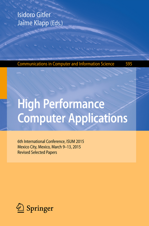 High Performance Computer Applications - 