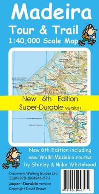 Madeira Tour and Trail Map Super-durable Version - David Brawn