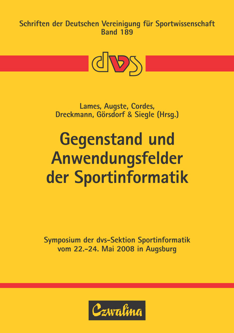 Gegenstand und Anwendungsfelder der Sportinformatik - 