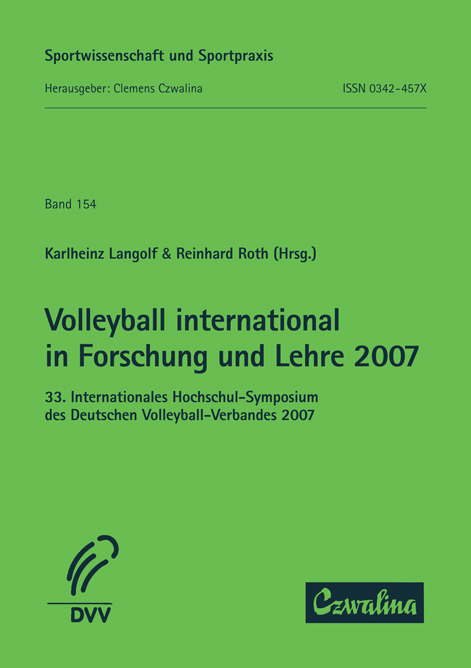 Volleyball international in Forschung und Lehre 2007 - 