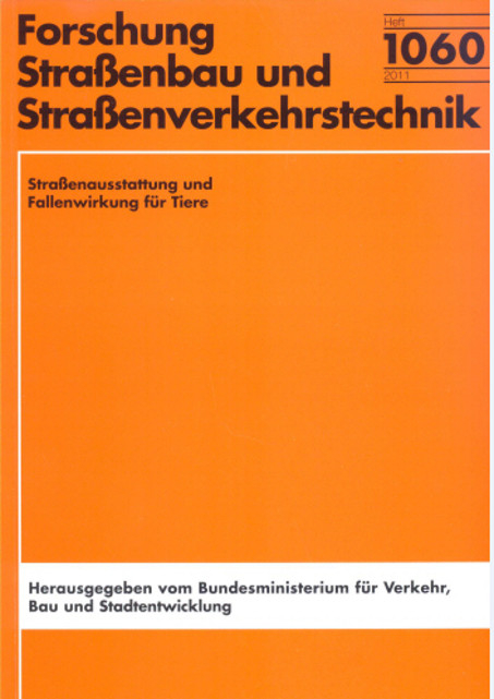 Straßenausstattung und Fallenwirkung für Tiere - Ehrentrud M. Kramer-Rowold, Wolfgang A. Rowold