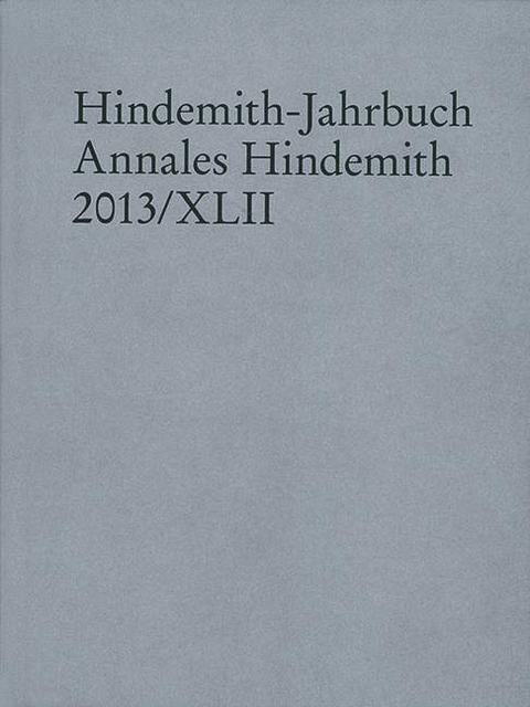 Hindemith-Jahrbuch