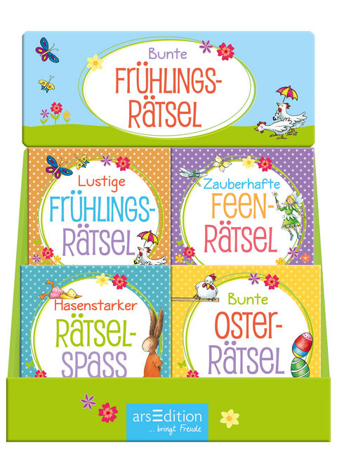 Display Rätselblöcke Frühling