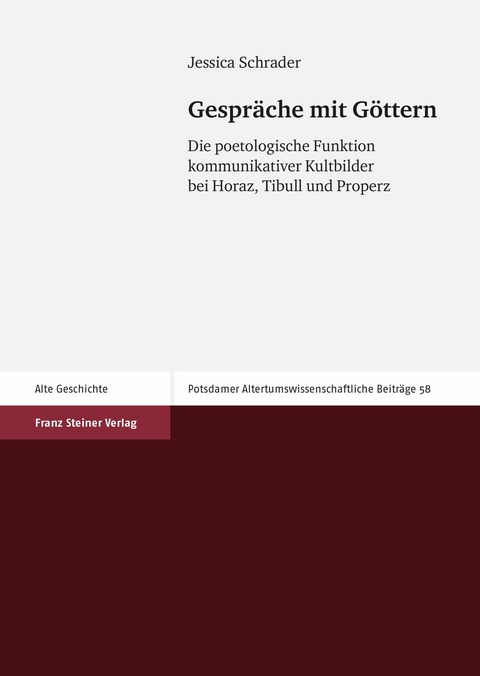 Gespräche mit Göttern -  Jessica Schrader