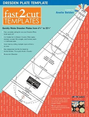 fast2cut (R) Dresden Plate Template - Anelie Belden