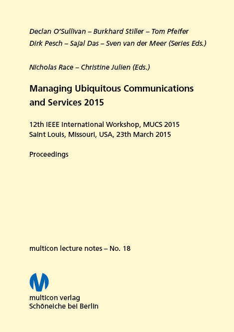 Managing Ubiquitous Communications and Services 2015 - 