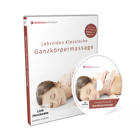 DVD Klassische Ganzkörpermassage (Lehrvideo) | Für Anfänger und Profis | Inkl. kostenloser Tablet-/Smartphone-Version zum Download