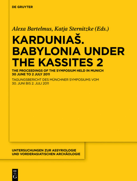 Karduniaš. Babylonia under the Kassites 2 - 
