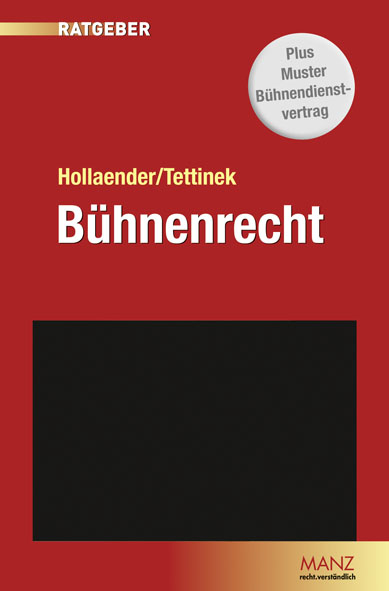 Bühnenrecht - Adrian E Hollaender, Heinrich Tettinek