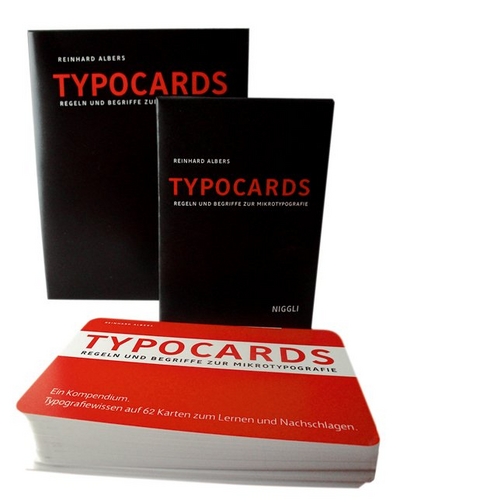 TYPOCARDS - Regeln und Begriffe zur Mikrotypografie - Reinhard Albers
