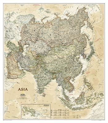 Asia Executive, laminated - National Geographic Maps