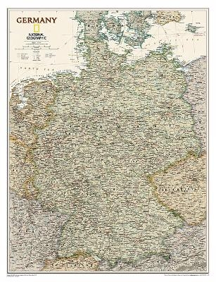 Germany Executive Flat - National Geographic Maps