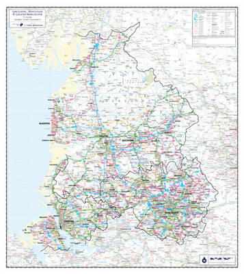 Lancashire and Greater Manchester and Merseyside County Planning Map - Jonathan Davey