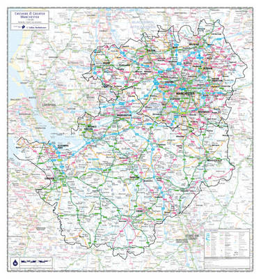 Cheshire and Greater Manchester County Planning Map - Jonathan Davey