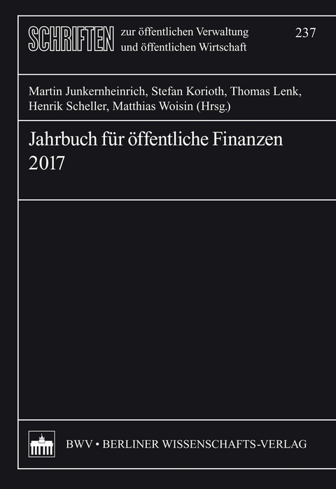 Jahrbuch für öffentliche Finanzen 2017 - 