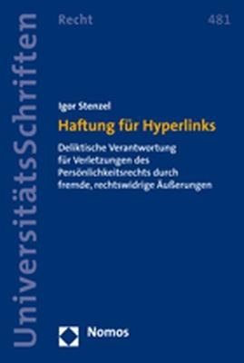 Haftung für Hyperlinks - Igor Stenzel