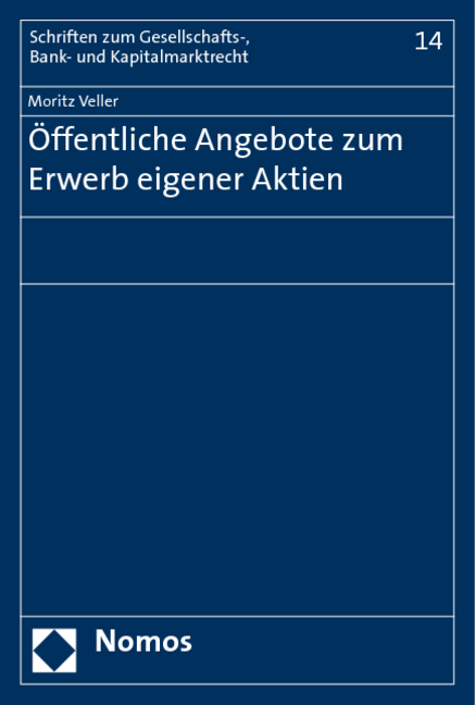 Öffentliche Angebote zum Erwerb eigener Aktien - Moritz Veller