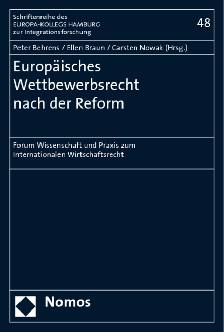 Europäisches Wettbewerbsrecht nach der Reform - 