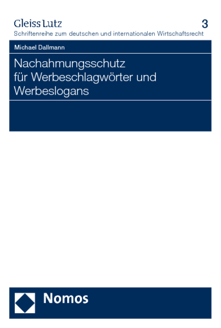 Nachahmungsschutz für Werbeschlagwörter und Werbeslogans