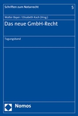 Das neue GmbH-Recht - 