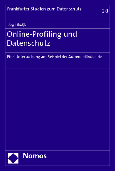 Online-Profiling und Datenschutz - Jörg Hladjk