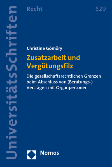 Zusatzarbeit und Vergütungsfilz - Christine Gömöry