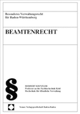 Besonderes Verwaltungsrecht für Baden-Württemberg / Beamtenrecht - Herbert Kienzler