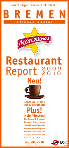 Marcellino's Restaurant Report / Bremen Restaurant Report 2009/2010 - 