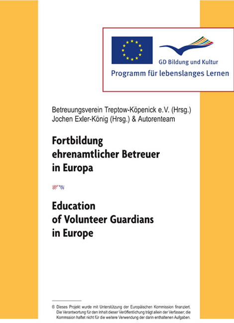 Fortbildung ehrenamtlicher Betreuer in Europa - Jochen Exler-König, Betreuungsverein Treptow-Köpenick e.V.