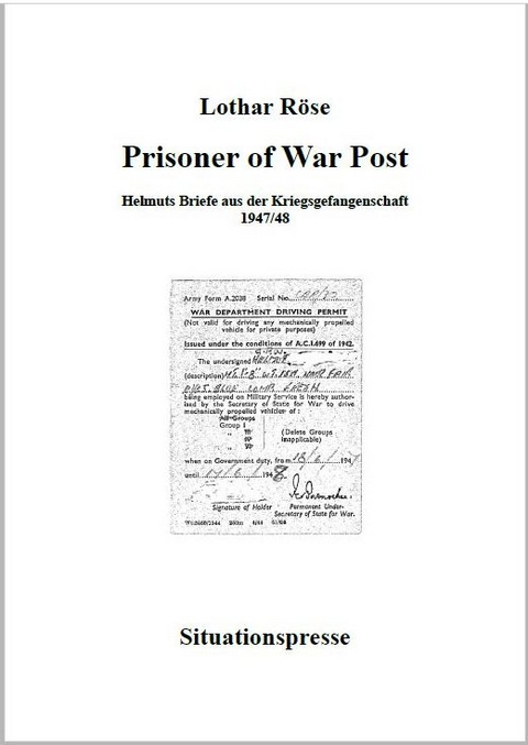 Prisoner of War Post - Lothar Röse