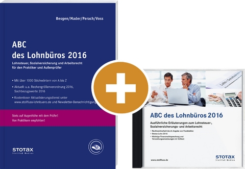 Kombi: ABC des Lohnbüros 2016 (Print+DVD) - Klaus Mader, Detlef Perach, Rainer Voss, Dietmar Besgen