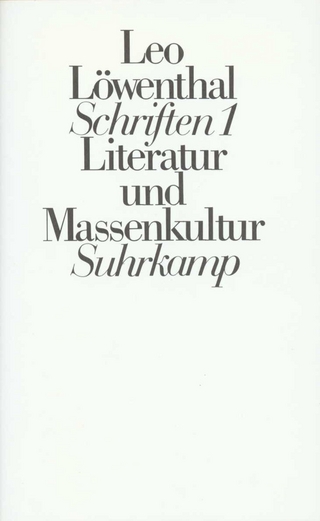 Schriften. 5 Bände - Leo Löwenthal; Helmut Dubiel