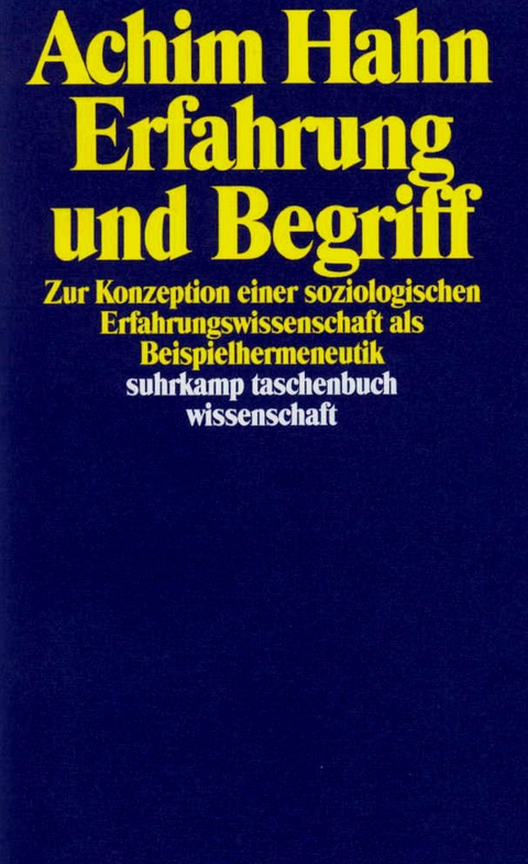 Erfahrung und Begriff - Achim Hahn