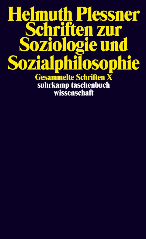 Gesammelte Schriften in zehn Bänden - Helmuth Plessner