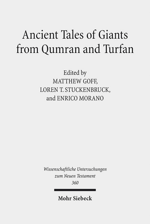Ancient Tales of Giants from Qumran and Turfan - 