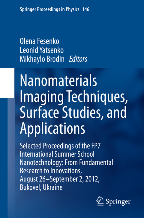 Nanomaterials Imaging Techniques, Surface Studies, and Applications - 