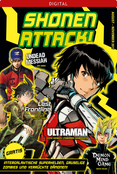 Shonen Attack Magazin #3 - Tomohiro Shimoguchi, Eiichi Shimizu, Gin Zarbo, David Füleki, Mita Sato, Suzu Suzuki