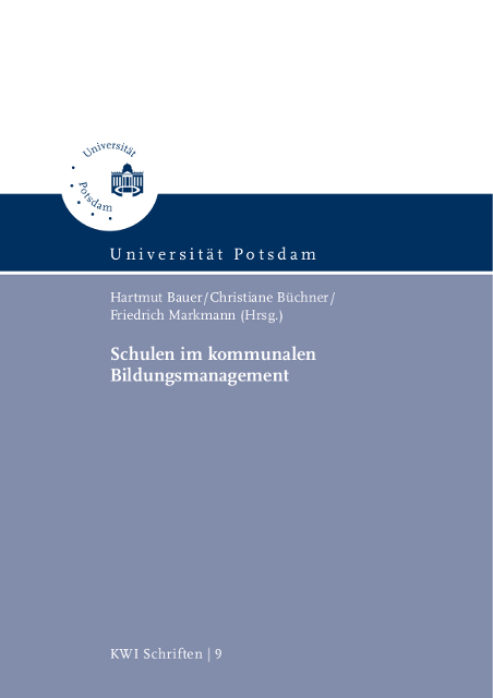 Schulen im kommunalen Bildungsmanagement - 