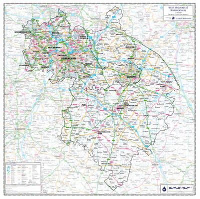 Warwickshire and West Midlands County Planning Map - Jonathan Davey