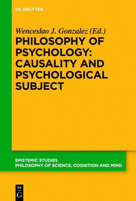 Philosophy of Psychology: Causality and Psychological Subject - 