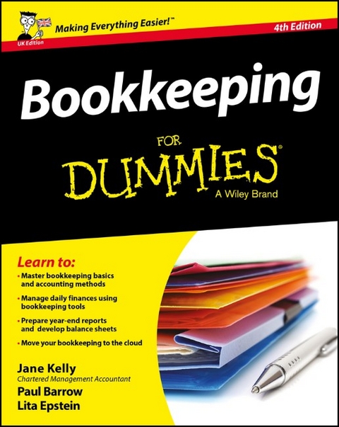 Bookkeeping For Dummies - Jane E. Kelly, Paul Barrow, Lita Epstein