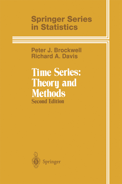 Time Series: Theory and Methods - Peter J. Brockwell, Richard A. Davis