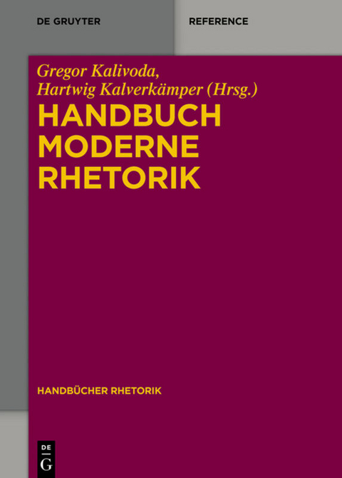 Handbuch Moderne Rhetorik - 