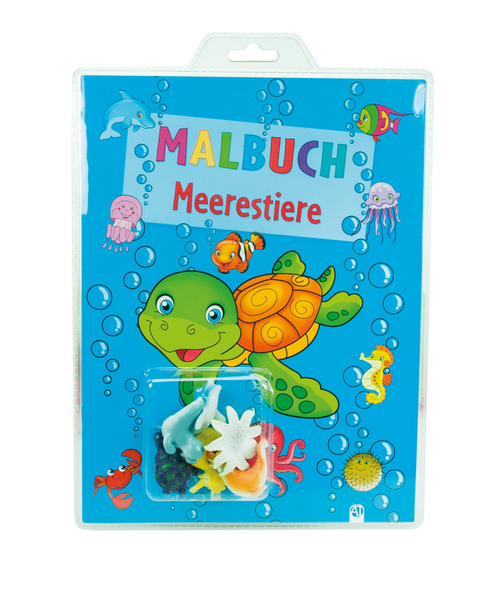 Spielzeug-Malbuch "Meerestiere"