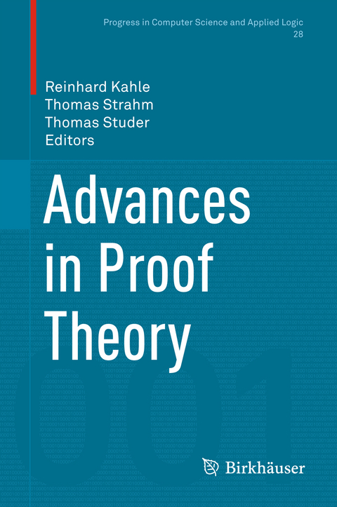Advances in Proof Theory - 