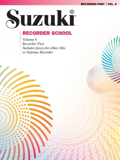 Suzuki Recorder School Recorder Part, Vol. 8